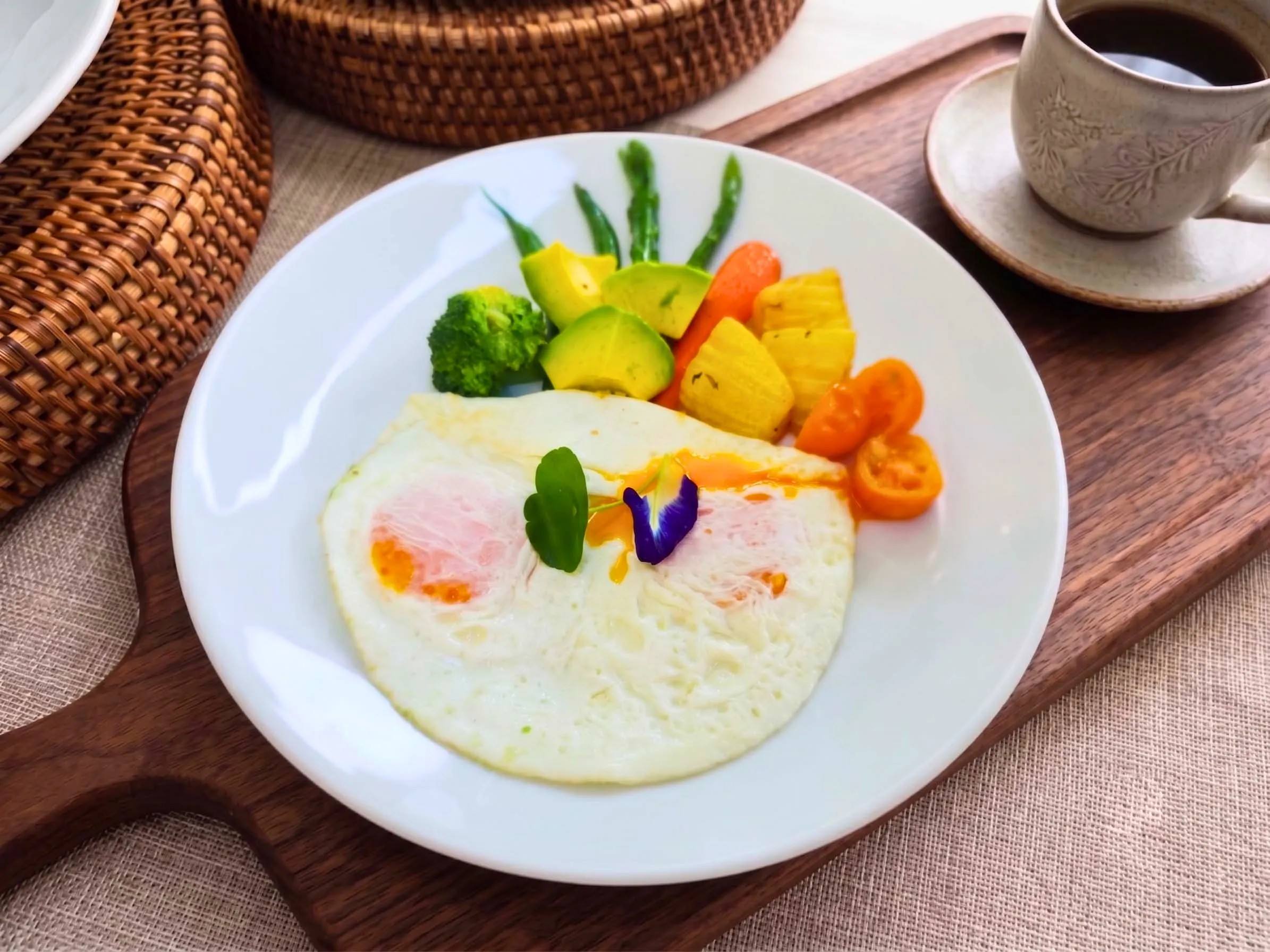 Healthy Fried Egg and Avocado