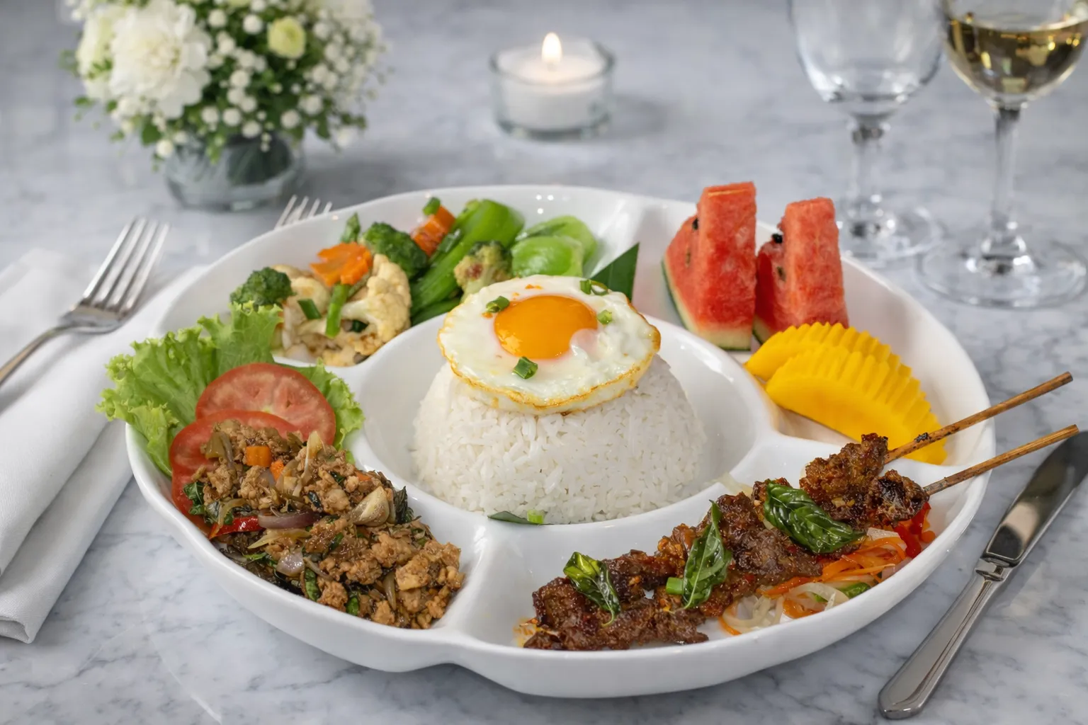 Deluxe Asian Lunch Set A